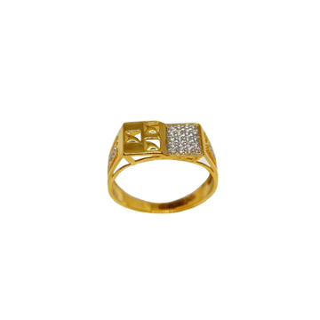 22K Gold Designer Gents Ring MGA - GRG0236