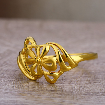 22CT Gold Ladies  Designer  Plain Ring LPR436