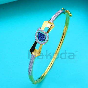750 Gold Ladies Delicate Kada Bracelet LKB231