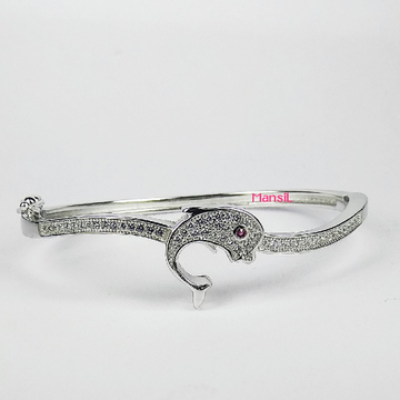 92.5 sterling silver Baby kada bracelet ML-112