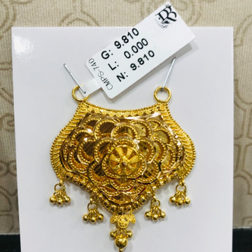 22 carat gold traditional mangaalsutra RH-MN759