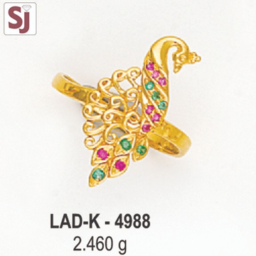 Peacock Ladies Ring Diamond LAD-K-4988
