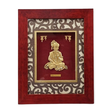 24kt Gold Leaf Ghanshyam Maharaj Frame