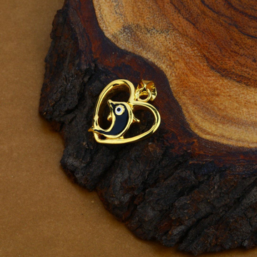 Daily Wear Gold Fancy Ladies 18K Hollow Pendant-HL...