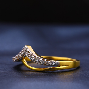 22CT CZ Gold Ladies Ring LR278
