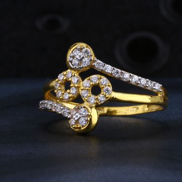 22CT CZ Gold Fancy Women's Ring LR1307