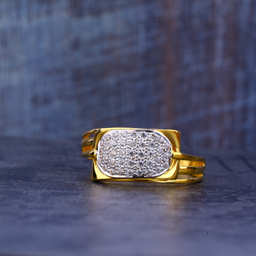 Mens Gold 916 Fancy Ring-MR396