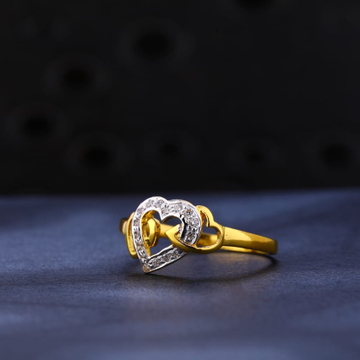 916 Gold CZ Hallmark Ladies Ring LR1279