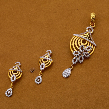 Ladies pendant set 916 cz by 
