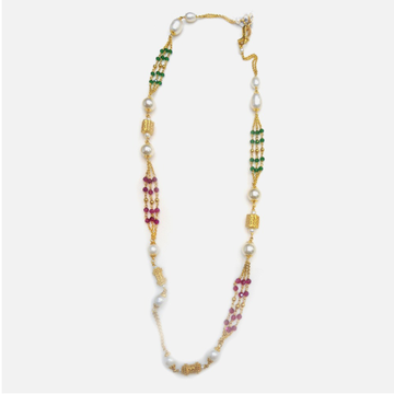 22KT Gold colorful Pearl Mala RHJ-4802