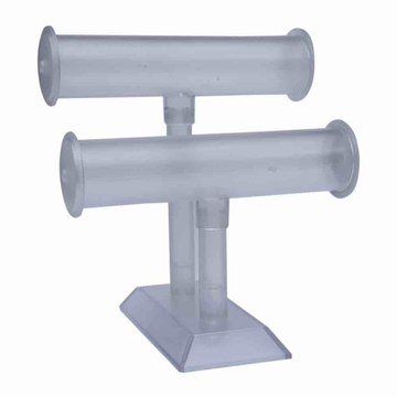Double roll foldable acrylic bangle stand by 
