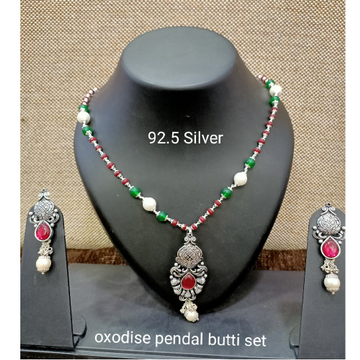 925 Silver Oxidised Pendant Set SL-PS001