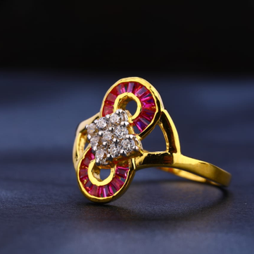 916 Gold Ladies Gorgeous Ring LR315