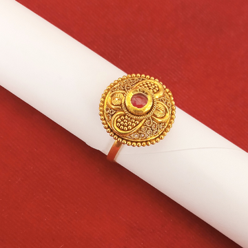 Latest model gold ring for girls by 