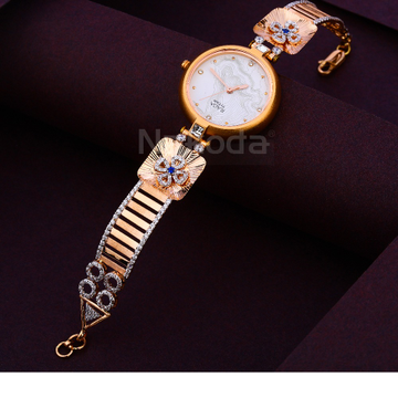 750 CZ Rose Gold Women's Hallmark Watch RLW385