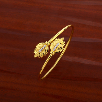 18KT Gold Ladies Kada Bracelet LKB183