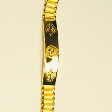 Gold Elegant Gents Bracelet by 
