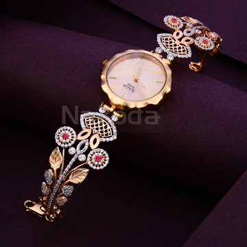 750 CZ Rose Exclusive Ladies Gold Watch RLW381