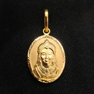 916 Gold Fancy Gent's Chehar Maa Pendant