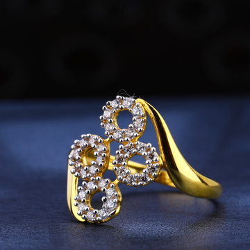 916 gold cz  hallmark exclusive  women's ring lr58...