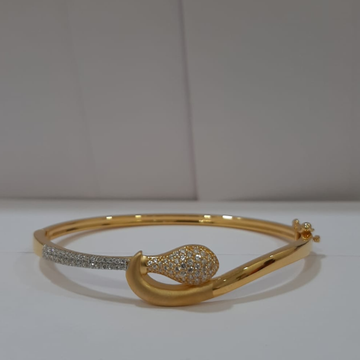 22K(916)Gold Ladies Fancy Diamond Kada Ball Bracel... by Sneh Ornaments
