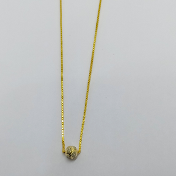 22crt Single Ball Gold Chain by Suvidhi Ornaments