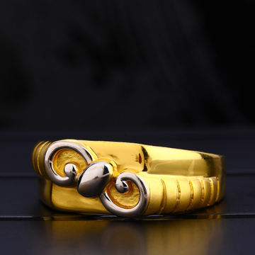 22KT Men's Plain Gorgeous Gold  Ring MPR115