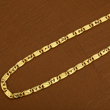 22kt  Gold Hallmark  Designer  Men's  Nawabi Chain...