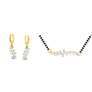 22k gold cz isla pendant set by 