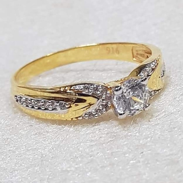 GOLD 22k/916 ladies antic diamond ring  RH-GR342