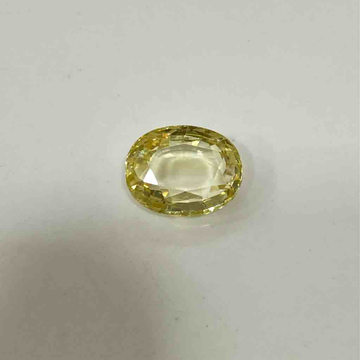 5.10ct oval yellow yellow-sapphire-pukhraj by 