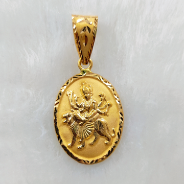 916 Gold Fancy Gent's Ambaji Maa Pendant