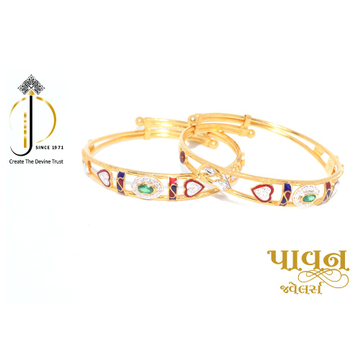 916 / 22ct Gold Fancy Bacha kada for new baby kids... by 