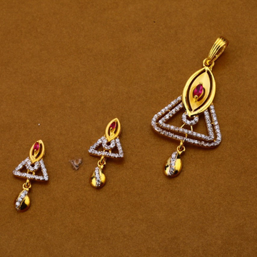 Ladies pendant set 916 cz by 