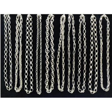 Silver Classic Men's Hallmark Chain  by P.P. Jewellers