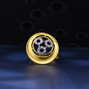 22kt Gold Cz Exclusive Ring LR46
