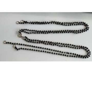 925 Sterling Silver  Mangalsutra Black Bites  doub... by 