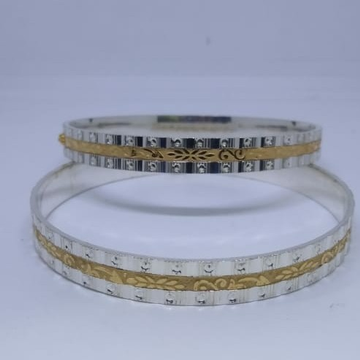 silver gold (ganga jamna) patli by 