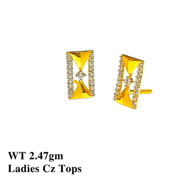 18K Ladies Cz Tops by 