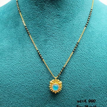 916 Gold Antique Mangalsutra by Suvidhi Ornaments