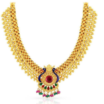 916 Hallmark necklace set by Sangam Jewellers