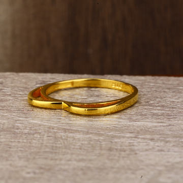 Ladies 22K Gold Fancy CZ ring -LPR142