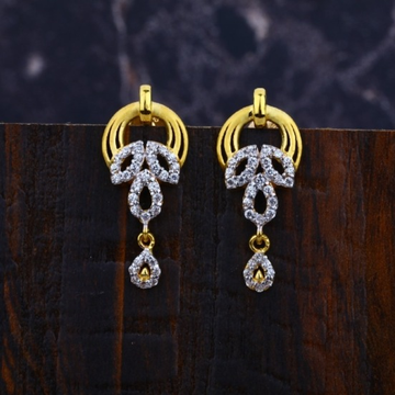 22 carat gold antique ladies earrings RH-LE525