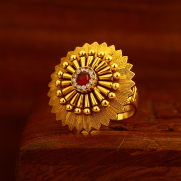 22KT Gold Hallmark Antique Delicate Ladies Ring LA...