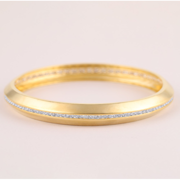 18KT Gold Floral Diamond Bracelet by 