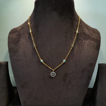 18k Gold Unique Design chain by Rangila Jewellers