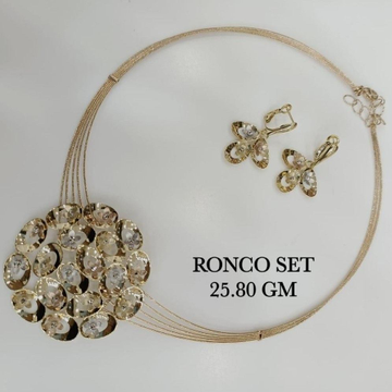 18 Kt Necklace Set by Rangila Jewellers