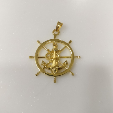 22kt gold Anchor pendant for men by 