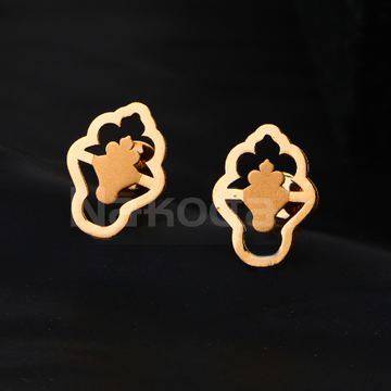 18CT Rose Gold Delicate Ladies Earring RE216