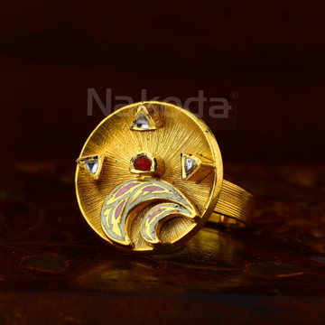 916 Gold Ladies Stylish Antique Ring LAR330